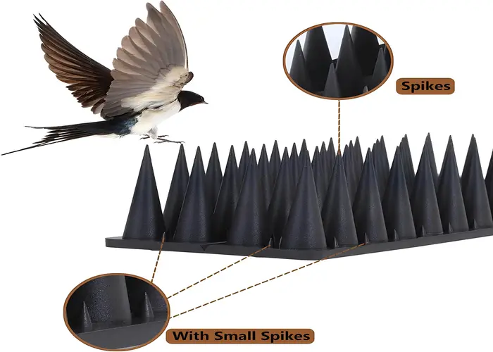 Supreme Netting Pigeon Spikes and Bird Spikes in Jubilee Hills, Banjara Hills, Hi-Tech City, Kondapur, LB Nagar, Secunderabad, Tarnaka, Ameerpet, Kukatpally, Madhapur, Khairatabad, Manikonda and Hyderabad